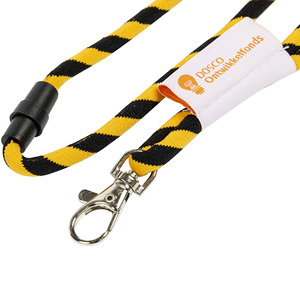 Nhà Máy Bán Buôn Sinh Thái Thân Thiện Với Bungee Điện Thoại Nhựa Khóa An Toàn Khóa Dây Bông Dây Buộc Với Dệt Nhãn - Product Image 3