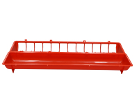Mangeoire automatique anti-déversement à long plateau pour poussins, canards, cailles, pigeons – Boîte d'alimentation pour l'élevage avicole