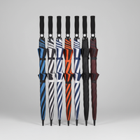 Échantillon Gratuit Parapluie de Golf Personnalisé de Luxe de 30 Pouces, Grande Taille, Coupe-Vent, avec Impression de Logo, Vente en Gros
