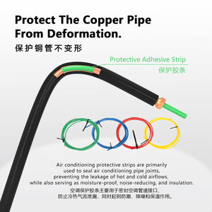 4m CT-205 ידני מיזוג אוויר צינור כיפוף ערכת נחושת מובנית עם פס פלסטיק וגומי פס לשימוש פנים - Product Image 5