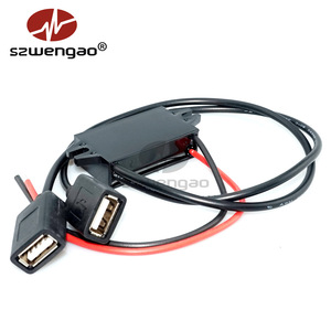 Szwengao Dc Dc Converter 12V 24V To 5V 3A Dual Usb Car Charger For Phone <b>Tablet</b> - Product Image 2