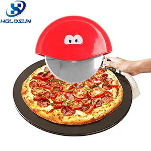 Cortador de <span class=keywords><strong>Pizza</strong></span> Redondo de Acero Inoxidable de 4 Pulgadas, Diseño Nuevo, Color Personalizado, Alta Calidad, con Cubierta y Agarres Portátiles, Herramienta para <span class=keywords><strong>Pizza</strong></span> - Product Image 2