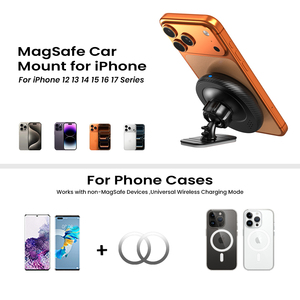 15W Fast Charging Magnet Car Dashboard Windshield Mobile Phone Holder for <strong>iphone</strong> Car Magnetic Phone Mount Wireless <strong>Charger</strong> - Product Image 4