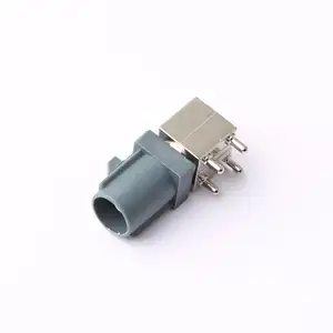 Kinghelm Durable gray male fakra connector pcb 90 degree FAKRA G Type GPS antena fakra Right Angle Male Connector RF