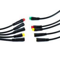 IP67 Cable de conector eléctrico impermeable de 5 pines 10A Terminales de corriente nominal