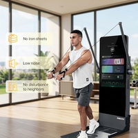 IMBODY POWER S Smart Gym Fitness Mirror Power Station Multi Gym Machine Équipement d'entraînement de force à domicile pour Triceps, Poitrine et Jambes