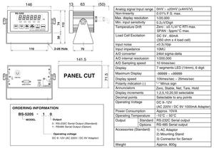 เครื่องชั่งเวทดท์สำหรับเครื่องวัดบงชินของเกาหลี รุ่น BS-5205 - Product Image 3