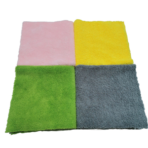 Vải Lau Sợi Siêu Nhỏ Dài/Ngắn Không Viền Hai Cọc Nhà Sản Xuất OEM Khăn Lau Vải <span class=keywords><strong>Terry</strong></span> Rửa Xe - Product Image 6