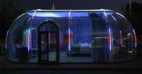 Serre de jardin, maison à bulles, tente familiale en polycarbonate, dôme transparent pliable, maison à bulles étoile, capsule ronde en plastique