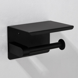 Phong Cách Hiện Đại Treo Tường Nhà Vệ Sinh Giấy Tissue Chủ 304 Thép Không Gỉ Không Khoan Đôi Tầng Giá Cho Khách Sạn Công Cụ Làm Sạch - Product Image 3