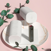 Papier toilette en rouleaux sans noyau, prix de gros, économique, écologique, OEM personnalisé, papier toilette en pâte de bois vierge bon marché