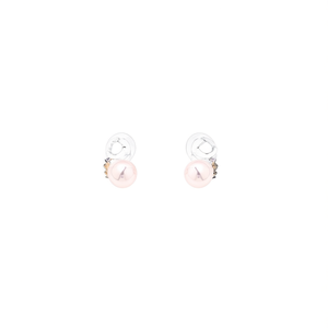 ต่างหูแฟชั่นทรงหยดน้ำ สแตนเลสสตีล 316L ชุบทอง PVD ทนทาน ประดับมุกสีชมพู - Product Image 2