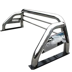 Fabrika 4x4 Off Road koruma paslanmaz çelik kamyonet araba Roll Bar Hilux Ranger Amarok Isuzu DMax araba aksesuarları