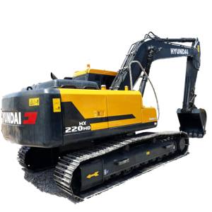 รถขุดตีนตะขาบฮุนได HX220HD มือสอง ได้รับการรับรองมาตรฐาน CE น้ำหนัก 22 ตัน เกียร์ 225 ปั๊มไฮดรอลิก อุปกรณ์ก่อสร้าง - Product Image 1