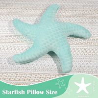 Coussin décoratif en peluche douce et amusante en forme d'étoile de mer, thème plage, pour canapé et lit – Vente en gros