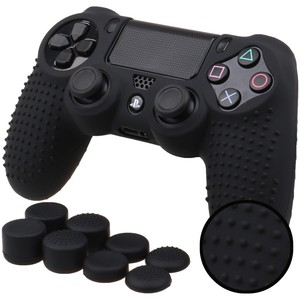 Funda Protectora de Silicona Antideslizante para Control de <span class=keywords><strong>PS4</strong></span>, Compatible con Sony <span class=keywords><strong>PS4</strong></span>/<span class=keywords><strong>PS4</strong></span> Slim/<span class=keywords><strong>PS4</strong></span> Pro, con 8 Grips para los Pulgares - Product Image 6