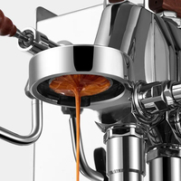 Machine à café italienne professionnelle 2L chaudière à vapeur cafetière expresso Machine 2400W Machine à café commerciale