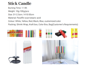 Chandelles Longues Religieuses Abordables en Cire de Paraffine Blanches pour Église, Pâques, Noël, Halloween, Mariages et <span class=keywords><strong>D</strong></span>écoration de Maison de Fête - Product Image 4