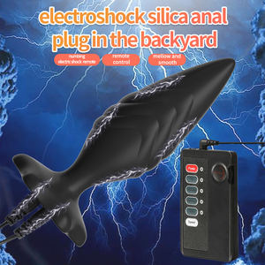 Stimulateur de prostate, plug anal à impulsions électriques, perles vibrantes, pour adultes - Product Image 6