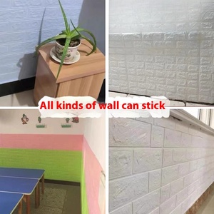 Giấy dán tường vải cotton thiết kế nội thất bóc và dính 3D trang trí nội thất Giấy dán tường mô hình tấm nghệ thuật dán gạch papier - Product Image 5