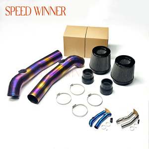 Speednissan yüksek kalite 3 inç titanyum soğuk hava emme borusu kitleri Nissan GTR GTR için filtre ile 2009-2019 - Product Image 1