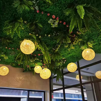 Fleur artificielle de haute qualité, décoration de plafond, ornement végétal de qualité, plante verte suspendue au plafond