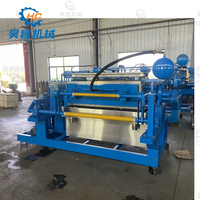 Petite machine manuelle de moulage de pulpe pour la production de plateau d'oeufs