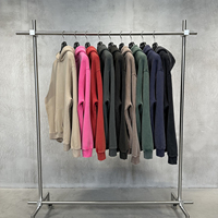 Sweat à capuche épais vintage délavé pour homme 400G, pull molletonné oversize, streetwear, vente en gros, logo personnalisé OEM ODM