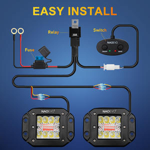 NAO Truck Bulb 3 "4 5 pulgadas Led Off Road Light Spot Combo Driving Fog Lamp Cupe Pods Offroad SUV Truck Car Work Light Bar para Ca - Product Image 4