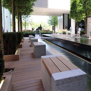 Tarima <span class=keywords><strong>Exterior</strong></span> Impermeable, Tablas <span class=keywords><strong>de</strong></span> <span class=keywords><strong>Madera</strong></span> Antideslizantes, <span class=keywords><strong>Tablones</strong></span> <span class=keywords><strong>de</strong></span> <span class=keywords><strong>Madera</strong></span> Sintética Resistentes a los Rayos UV <span class=keywords><strong>para</strong></span> Jardín, Patio y Balcón - Product Image 6