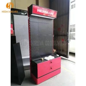 Tầng-thường vụ kim loại Pegboard kệ trưng bày cho các công cụ điện cho cửa hàng phần cứng showroom - Product Image 4