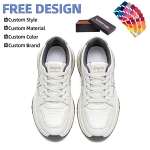 ZY2501 Zapatos <span class=keywords><strong>de</strong></span> Mujer Casuales, Nuevos Mocasines Blancos Transpirables <span class=keywords><strong>con</strong></span> Cordones, Punta Redonda y Suela Plana para Primavera, Otoño e Invierno - Product Image 6