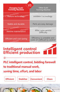 Entrega rápida Máquina de rodillos de sushi Elección económica Fabricante de China Máquina de sushi - Product Image 3
