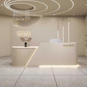 Mostrador de Caja Syf S para Pequeños Tiendas de Ropa, Salones de Uñas, Bares y Mostradores de Recepción Sencillos para Salones de Belleza - Product Image 2