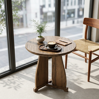 Ensemble de table de bar miniature en bois massif de luxe moderne pour la maison, l'hôtel, le salon et l'appartement