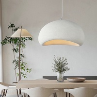 Nordique moderne Wabi Sabi suspension lampe nuage industriel lustre japonais en petite forme ovale