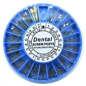 Dental Gold-plated And Stainless Steel Screw Post Dental Supplies Dental Materials