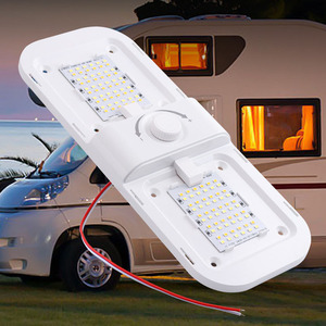 ไฟอ่านหนังสือคาราวานทรงสี่เหลี่ยมผืนผ้า12-30โวลต์โคมไฟเพดาน LED ไฟหลังคา RV สำหรับตกแต่งภายในสำหรับรถเรือ - Product Image 4