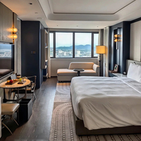 Hochwertiger Handgetufteter Hochflor-Teppich mit Schlingenstruktur, Flammhemmend, für Hotelzimmer, aus 100% Neuseeland-Wolle