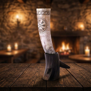 B S International Camping Luxuries Viking Horn, Jarra de Cerveza y Vino de Estilo Americano Ecológica, de Bajo Precio y Disponible en Stock - Product Image 1