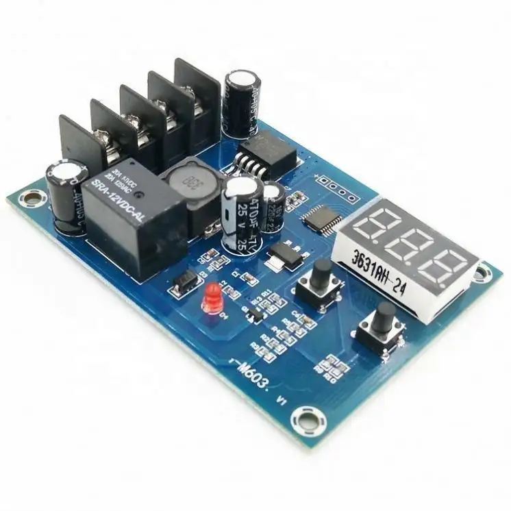 XH-M603 Charging Control Module Digital LED Display Storage Lithium Battery Charger Control Switch Protection Board 12-24V