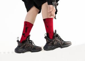 Calzini <span class=keywords><strong>da</strong></span> <span class=keywords><strong>Donna</strong></span> con Stampa Tie-Dye, Stile Streetwear, in Cotone Traspirante, Versatili per Sport e Casual - Product Image 5