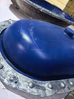 Moule en silicone pour pot de fleurs en résine de ciment de grande taille carré
