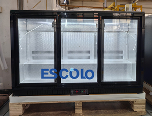 मिनी रेफ्रिजरेटर वाणिज्यिक बार कूलर बॉक्स बैक बार कूलर पेय फ्रिज ग्लास दरवाजे के साथ - Product Image 3