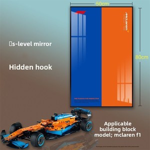 Compatible avec les modèles de voitures de course McLaren F1, cadre photo en plastique ABS, fixation murale pour 911, Bugatti, Lamborghini, Land Rover - Product Image 3