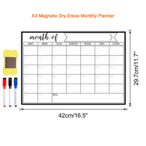 Calendari personalizzabili magnetici con lavagna bianca, calendario mensile, stile trendy, prezzo competitivo, The Happy Planner. - Product Image 4
