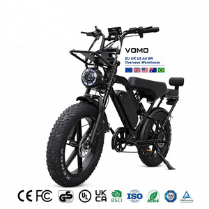 Vélo électrique hybride VOMO, cadre en aluminium de 20 pouces, moteur central 250W, batterie lithium 48V, vélo de ville avec frein à disque et phare - Product Image 1