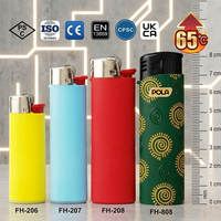 Briquet à gaz piézo certifié ISO9994, vente en gros de cigarettes - Logo personnalisé imprimé OEM, enveloppe 3D, cadeau promotionnel portable, fabrication en usine