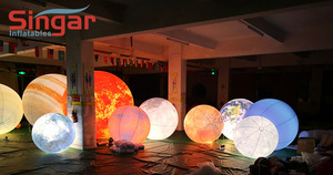 LED Thắp Sáng Niêm Phong Inflatable Năng Lượng Mặt Trời Hệ Thống Hành Tinh - Product Image 5