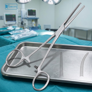 Kocher Hemostatic Forceps Straight Curved Tips Surgical <b>Clamp</b> for Hemostasis Manual Stainless Steel Instrument CE Certified - Product Image 2